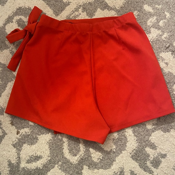 tie front skort - Picture 2 of 2